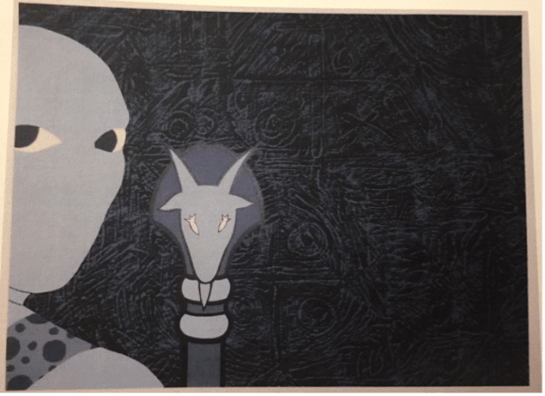 Belkis Ayón Manso, Untitled (Sikan with iton), 1991