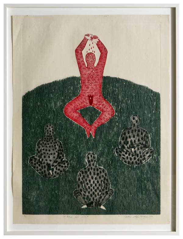 Belkis Ayón Manso, ¡¡¡Ekwé será mío!!! ( Ekwé will be mine!! ), 1986