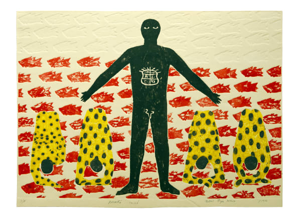 Belkis Ayón Manso, Nasakó inició (Nasakó Initiate), 1986