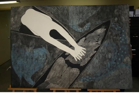 Belkis Ayón Manso, La Pesca (The Fisherman), 1989