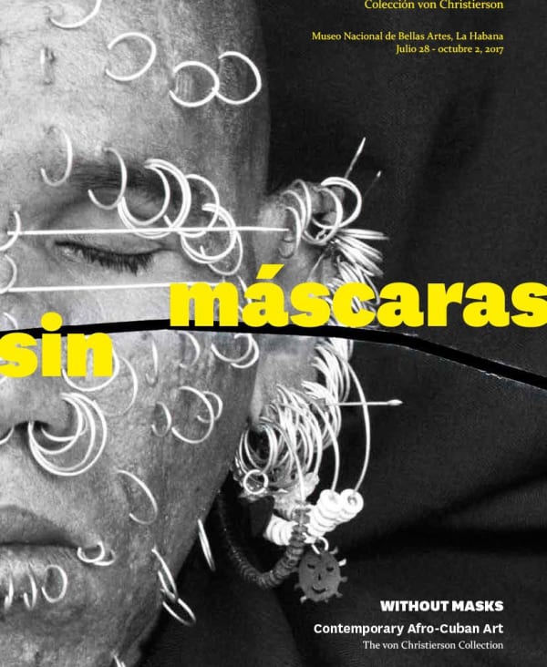 Cover of sin mascaras exhibition catalogue.